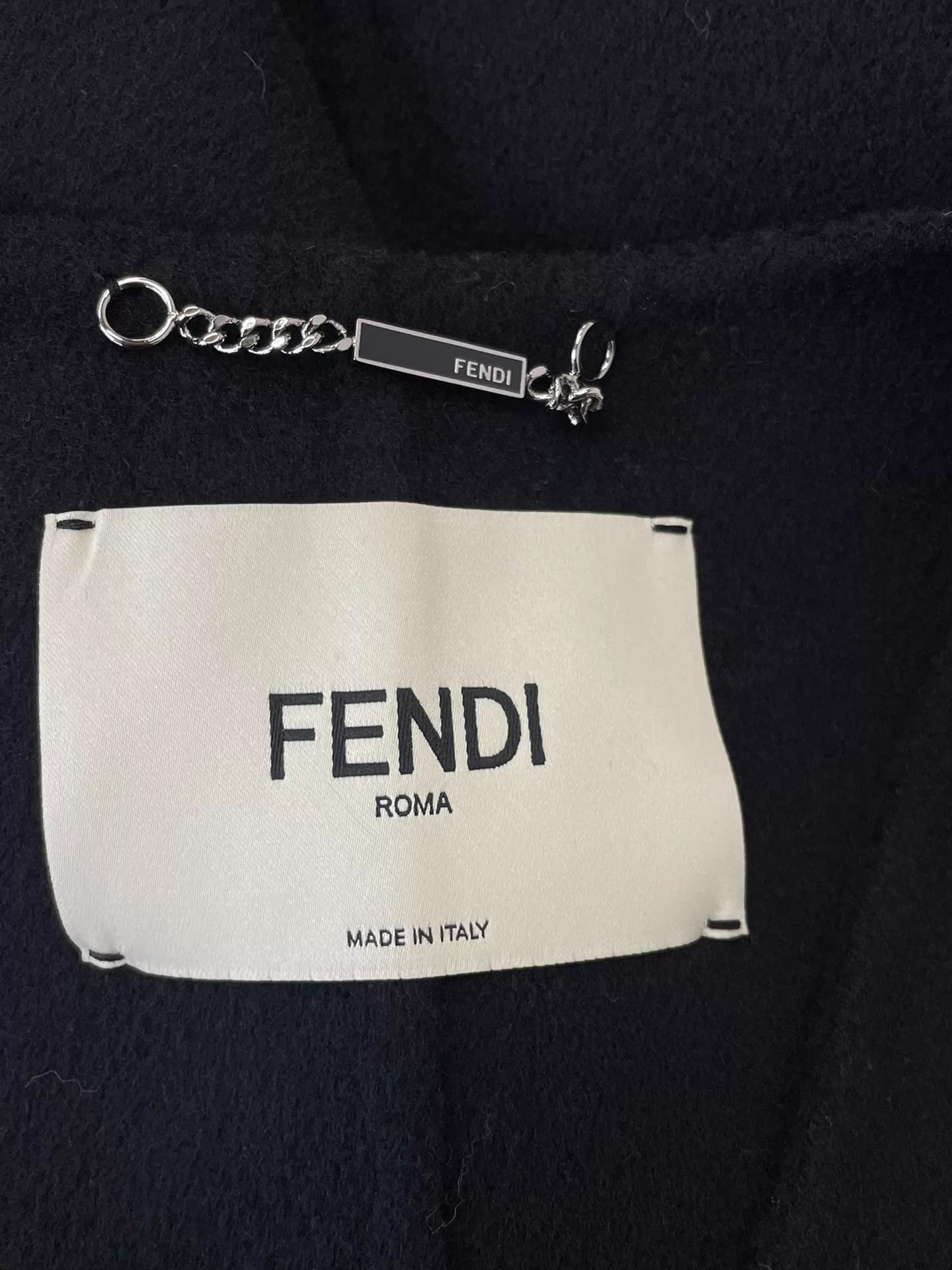 Fendi Fendi Black Wool Fox Fur Panel Vest 38 Size XS / US 0-2 / IT 36-38 - 4 Thumbnail