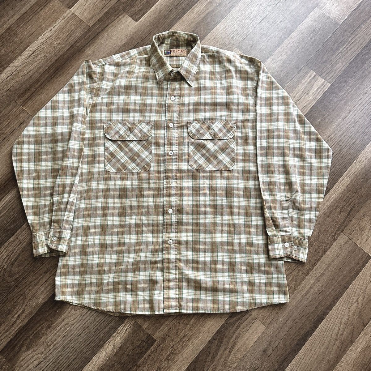 Vintage Vintage Big Mac Button Up Shirt Size US XL / EU 56 / 4 - 1 Thumbnail