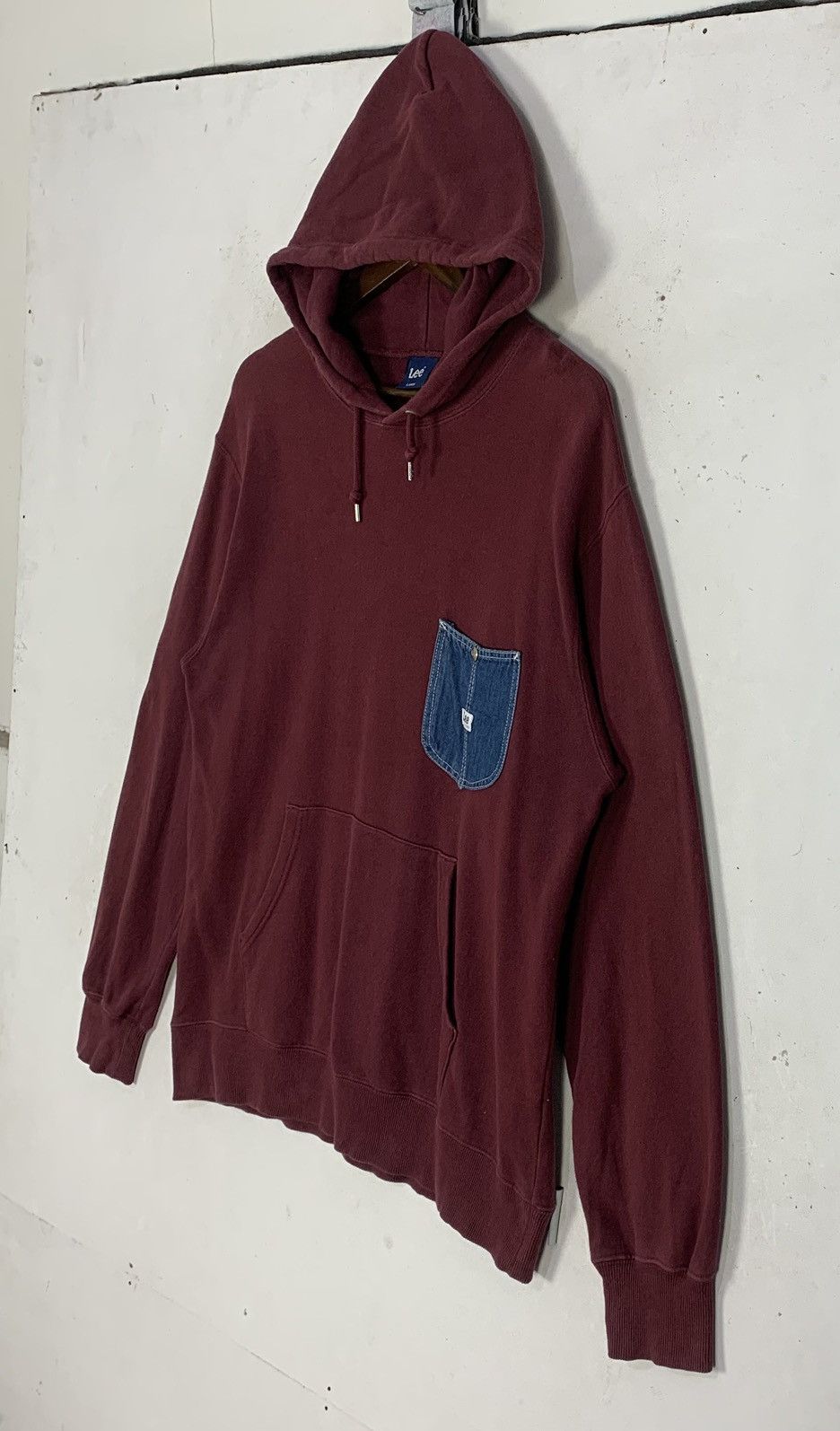 Lee vintage Lee Union Made denim pocket pullover hoodie sweater Size US M / EU 48-50 / 2 - 5 Thumbnail
