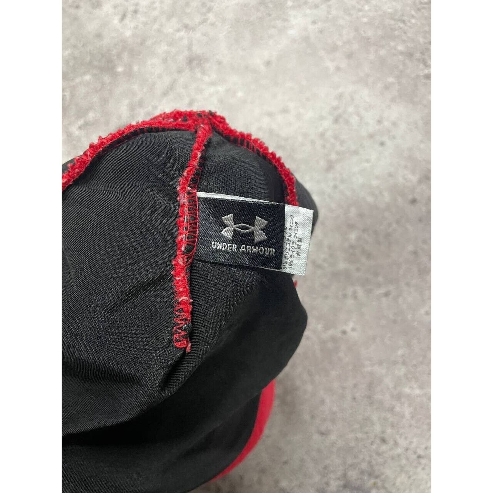 Under Armour × Vintage Vintage Under Armour Red Knit Beanie Hat One Size Size ONE SIZE - 6 Thumbnail