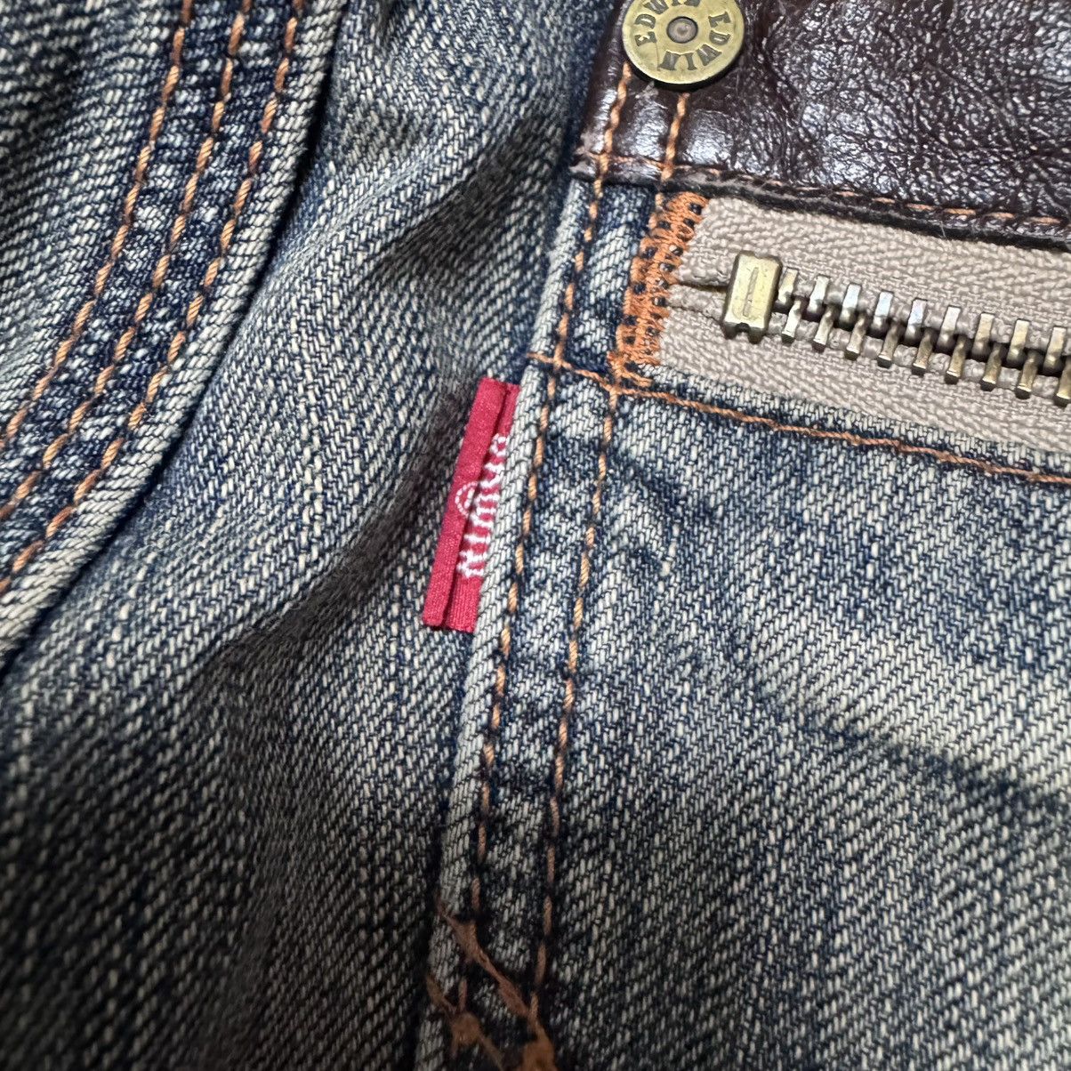 Edwin Vintage Edwin 503 Distressed Denim Jeans Size US 28 / EU 44 - 21 Thumbnail