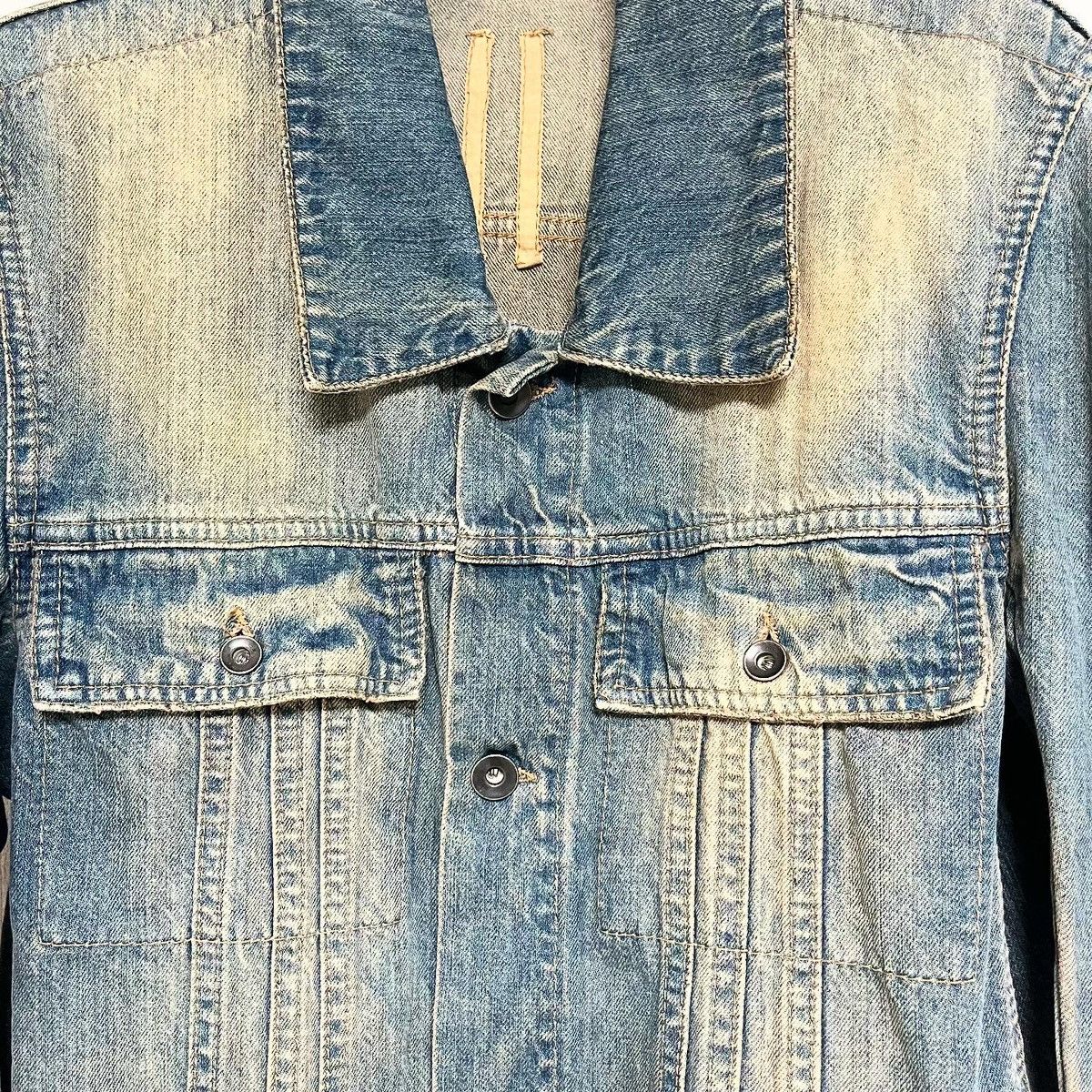 Rick Owens Drkshdw 08FW MUD DENIM TRUCKER JACKET Size US S / EU 44-46 / 1 - 2 Thumbnail