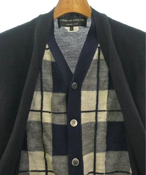 Comme des Garcons Homme Plus Sweater Cardigan Wool Button Up V-neck Multicolor Size US S / EU 44-46 / 1 - 4 Thumbnail