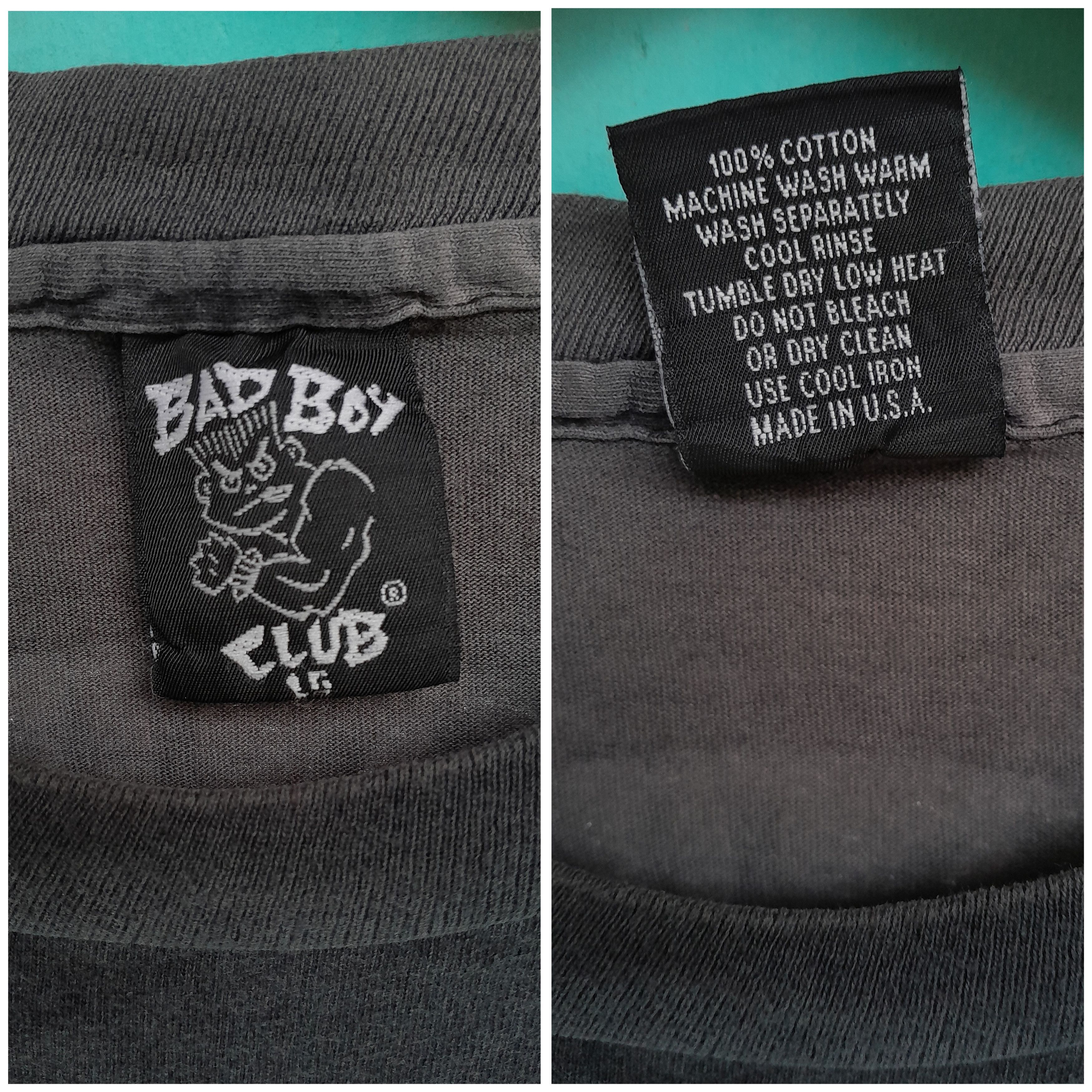 Vintage Vintage 90s BAD BOY CLUB Clothing T-Shirt Size US L / EU 52-54 / 3 - 9 Thumbnail