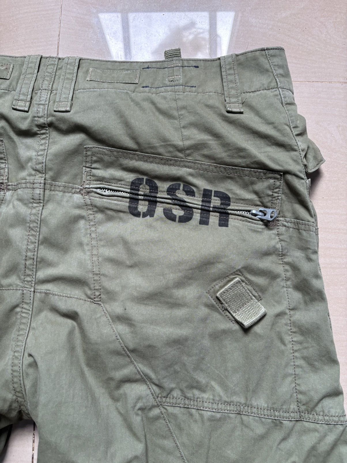 G-Star Vintage G-Star Raw Green Cargo 3D Powell double Knee Size US 33 - 5 Thumbnail