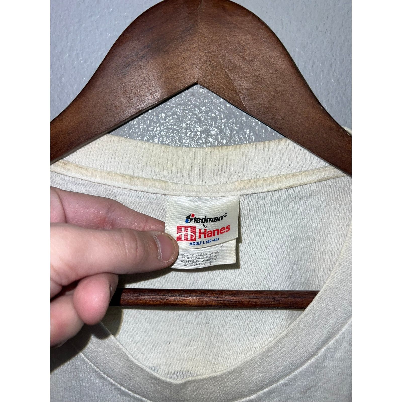 Hanes Vintage Terrell Fly In Shirt School Air Force Tee 90s VTG L Size US L / EU 52-54 / 3 - 7 Thumbnail