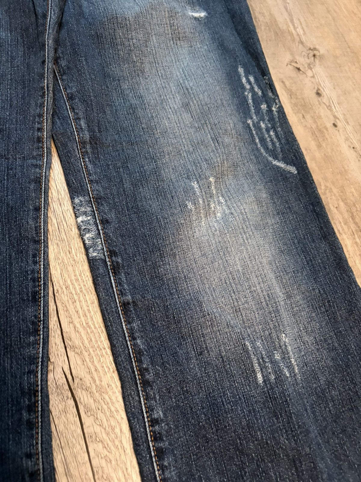 Dolce & Gabbana 2006 Dolce and Gabanna Whiskered Clawmark Jeans Size US 34 / EU 50 - 3 Thumbnail