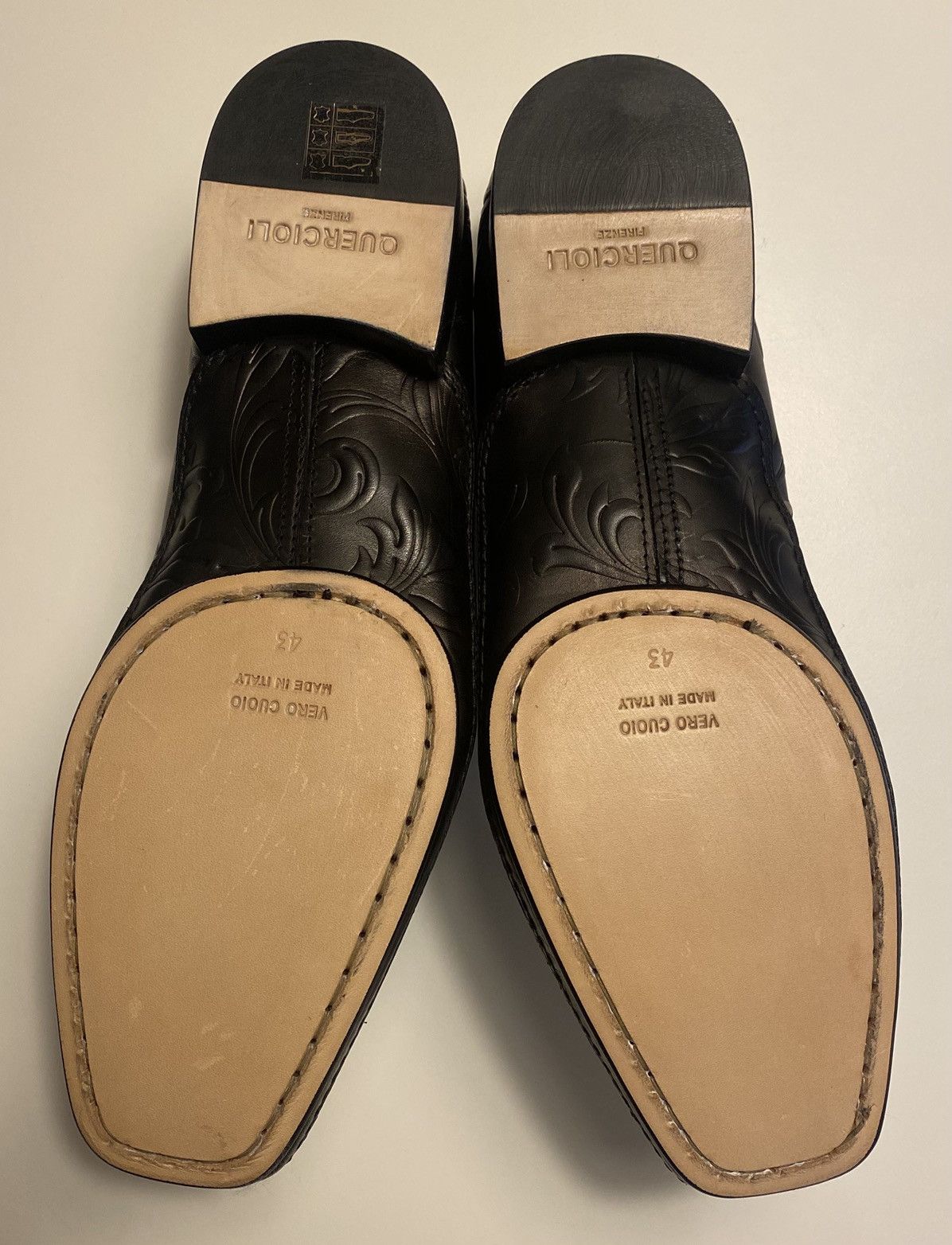 Quercioli Firenze ramage leather loafers Size US 10 / EU 43 - 3 Thumbnail