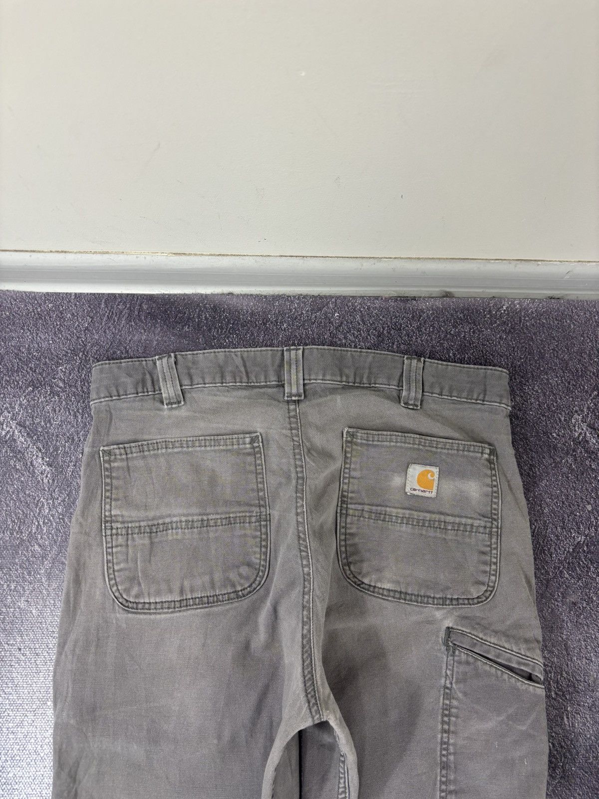 Carhartt Vintage Carhartt Y2K Relaxed Fit Workwear Gray Baggy Pants Size US 34 / EU 50 - 5 Thumbnail