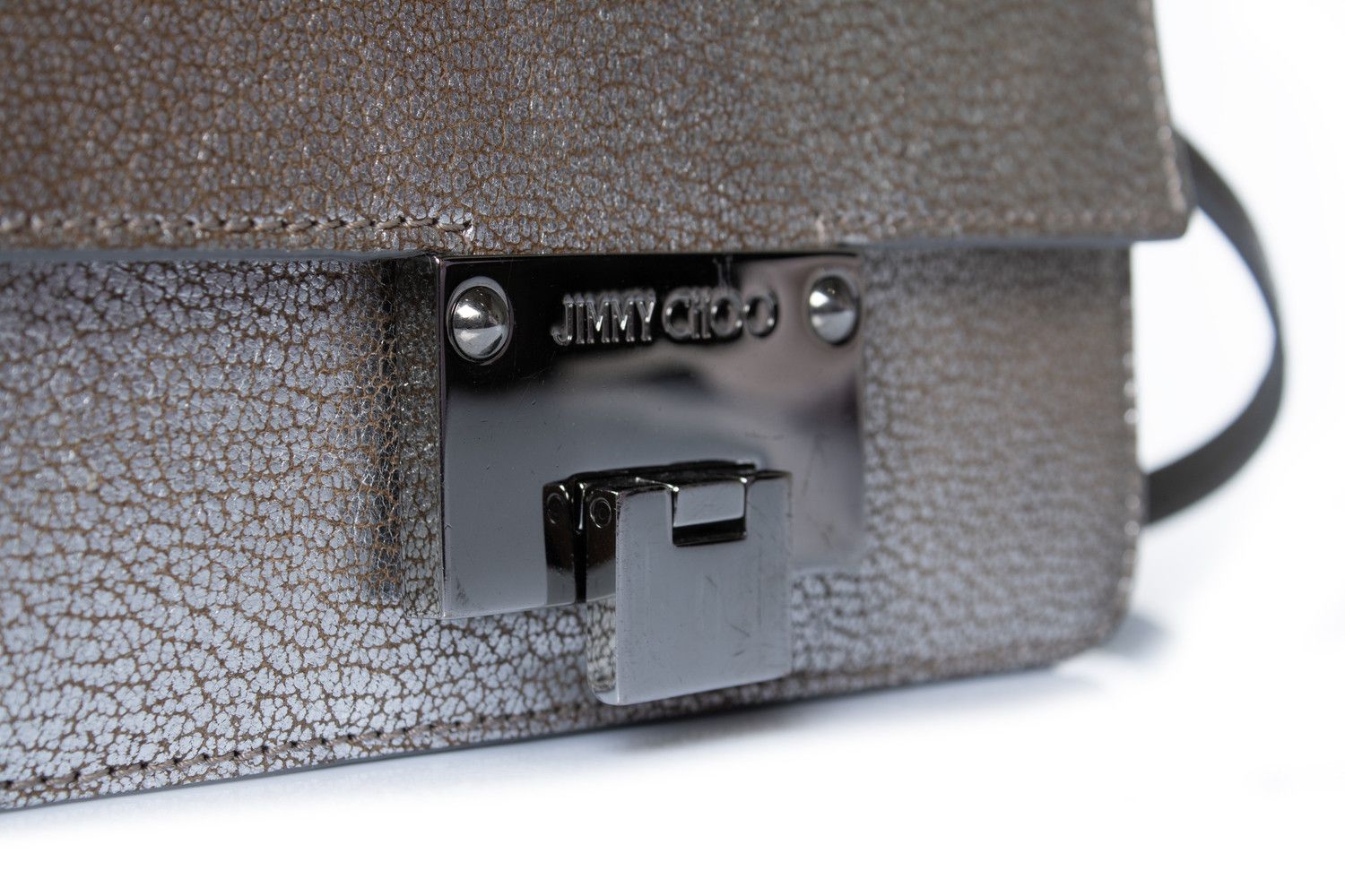 Jimmy Choo Jimmy Choo, Rebel crossbody silver leather bag Size ONE SIZE - 10 Thumbnail