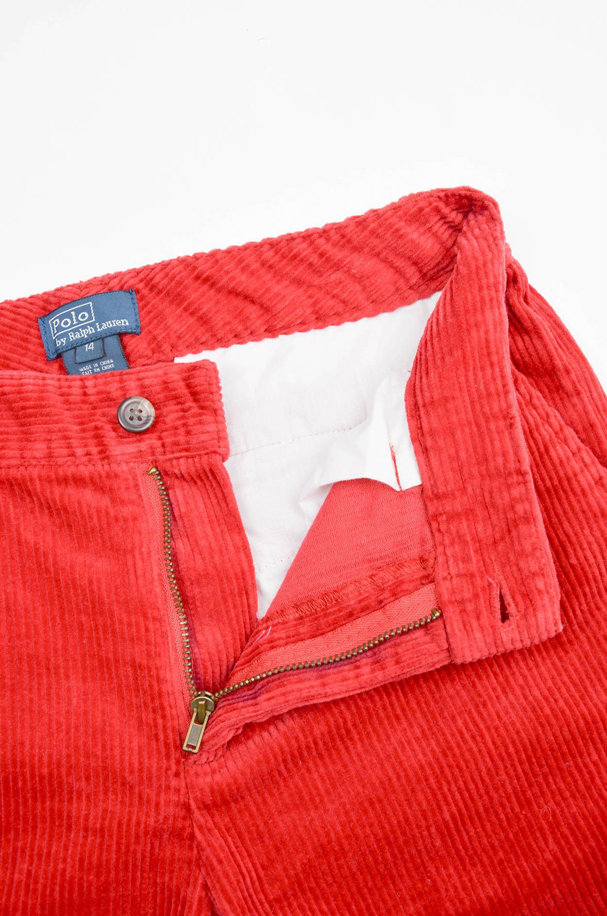 Polo Ralph Lauren Polo Ralph Lauren Red Corduroy Pants – Size 14 Size 30" / US 8 / IT 44 - 6 Thumbnail