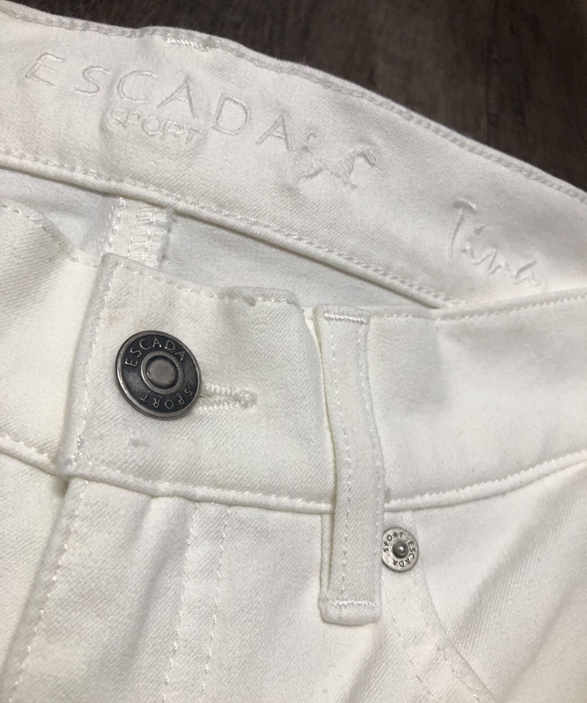 Escada Sport × Vintage Escada Sport Denim Pant Size 28" / US 6 / IT 42 - 5 Thumbnail