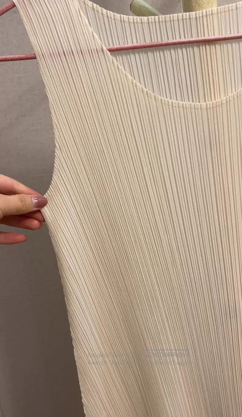 Issey Miyake Issey Miyake Off-white Dress Size L / US 10 / IT 46 - 5 Thumbnail