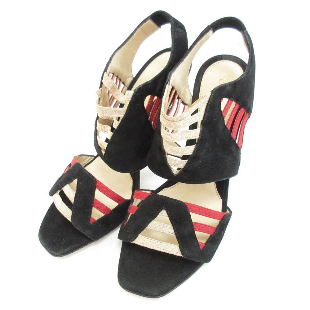 Fendi Fendi Fendi Suede High Heel Sandals Suede Shoes DUTY FREE for USA Size ONE SIZE - 1 Thumbnail