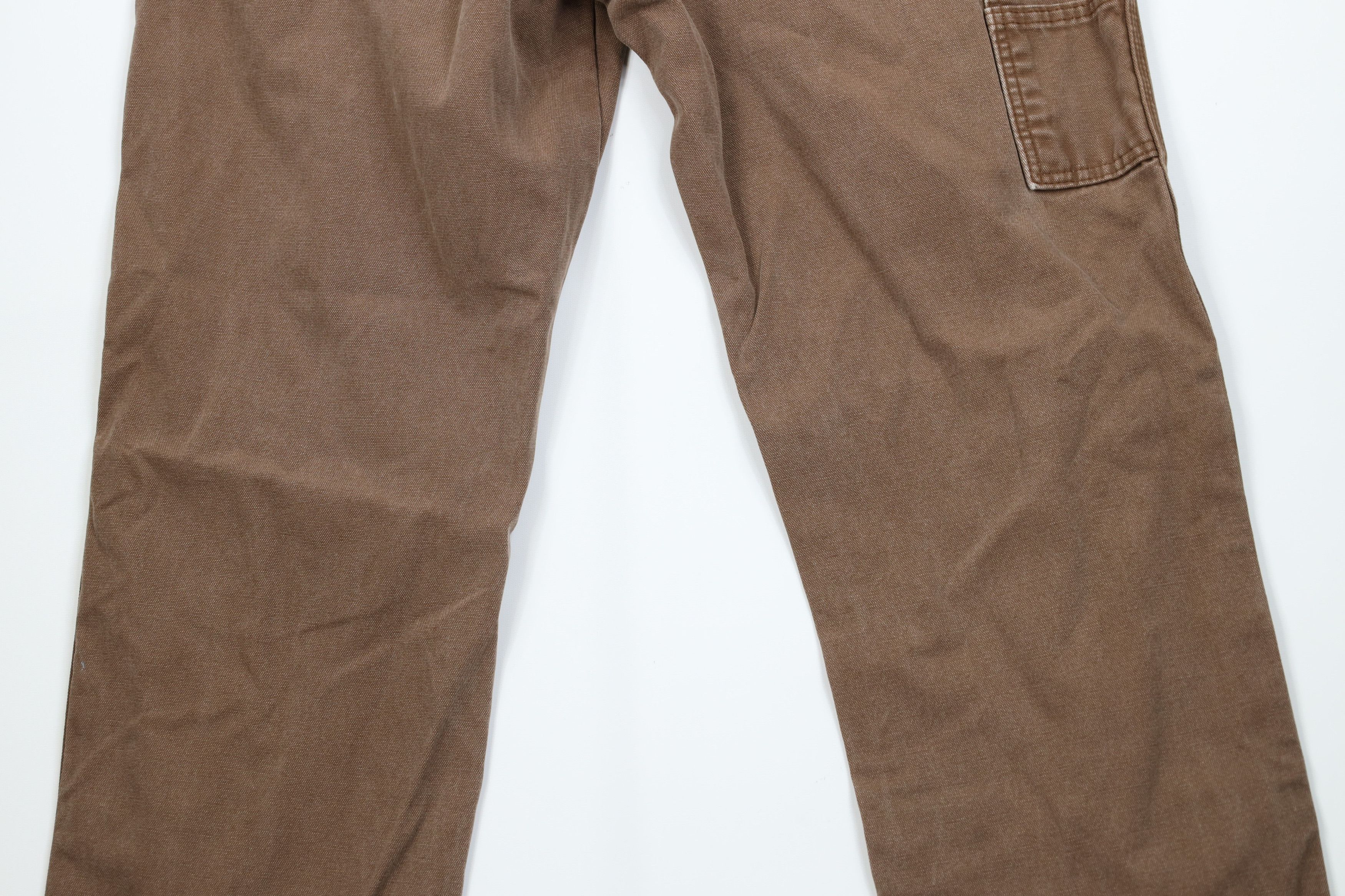 Dickies Vintage Y2K Dickies Wide Leg Dungaree Pants Brown Cotton Size US 38 / EU 54 - 11 Thumbnail