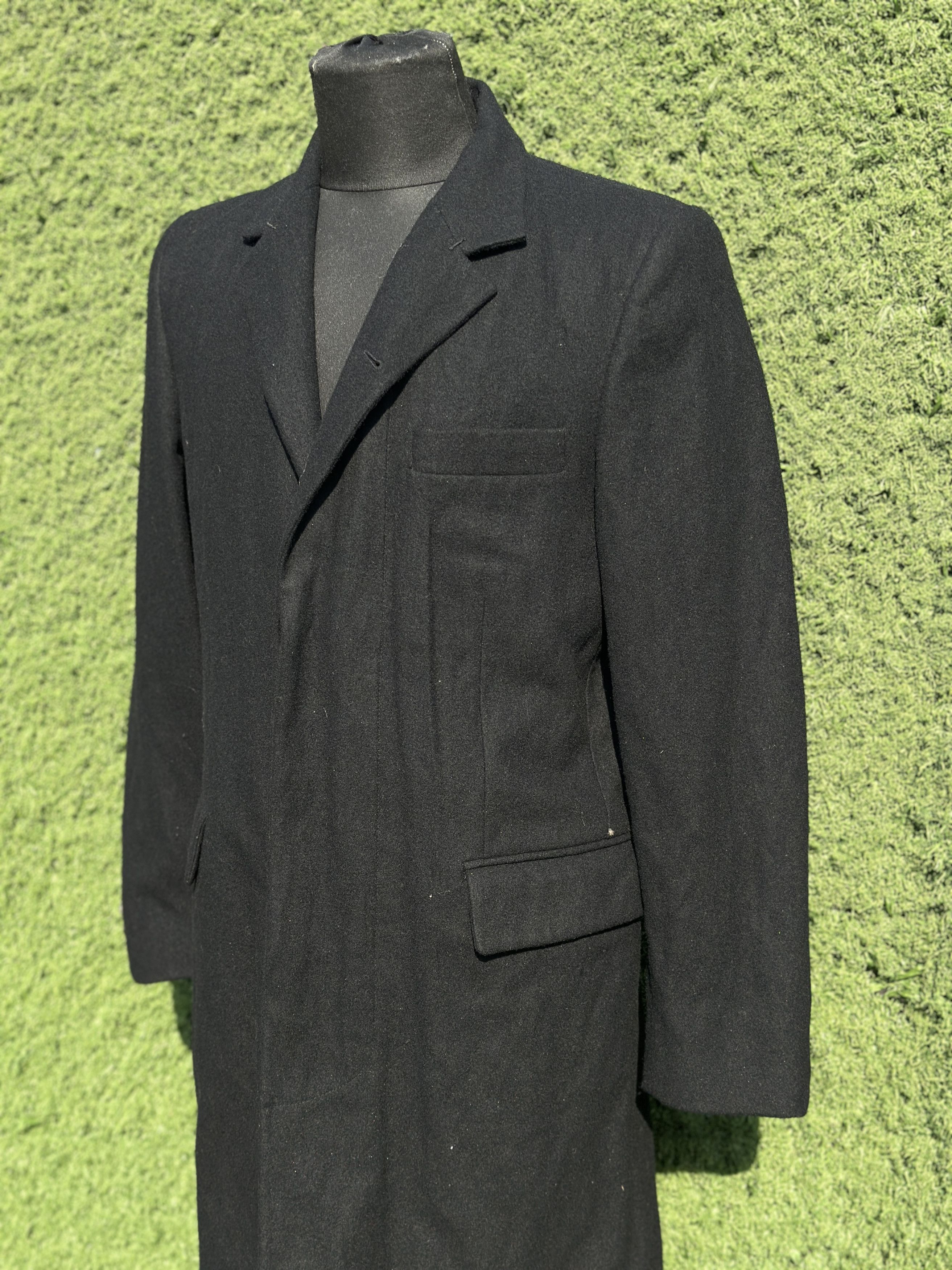 Ann Demeulemeester Ann Demeulemeester Wool Tailored Overcoat Coat Size M Size US M / EU 48-50 / 2 - 11 Thumbnail