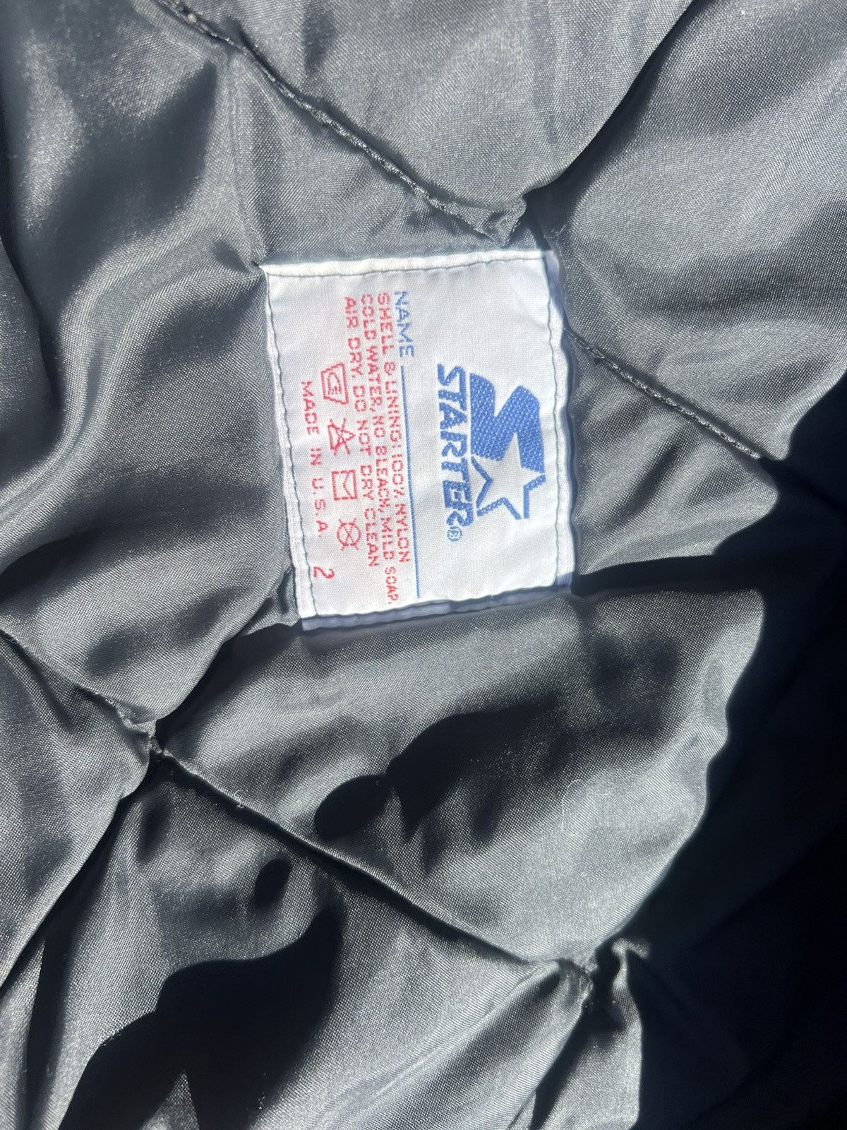 Starter vintage 90s geometric athletic non team Starter jacket Size US L / EU 52-54 / 3 - 3 Thumbnail