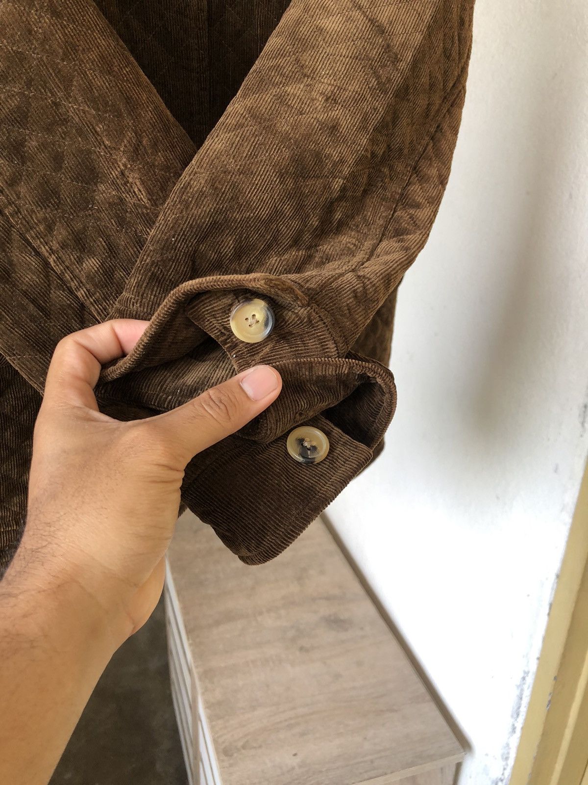 Brooks Brothers Vintage Brooks Brothers Quilt Paded Jacket Brown Size S / US 4 / IT 40 - 9 Thumbnail