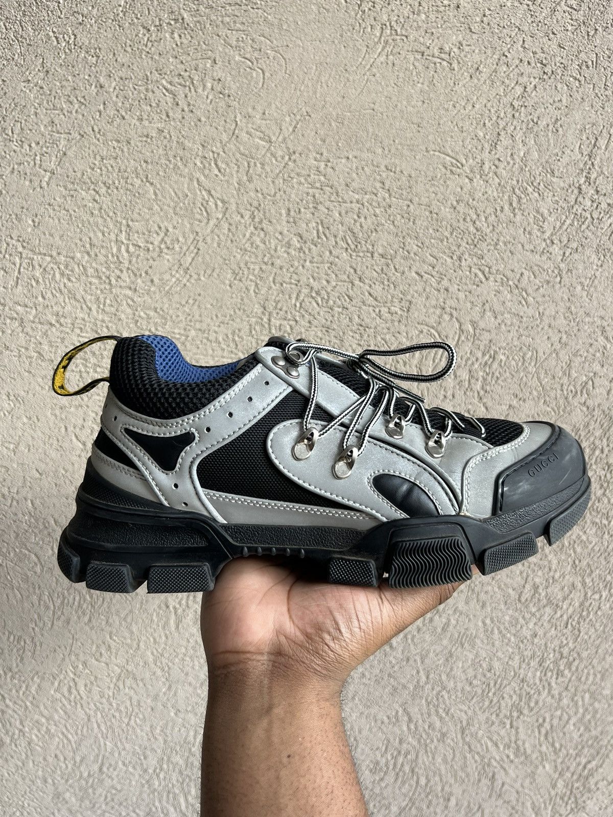 Gucci Gucci Flashtrek SEGA Reflective Grey Size US 9 / EU 42 - 1 Thumbnail
