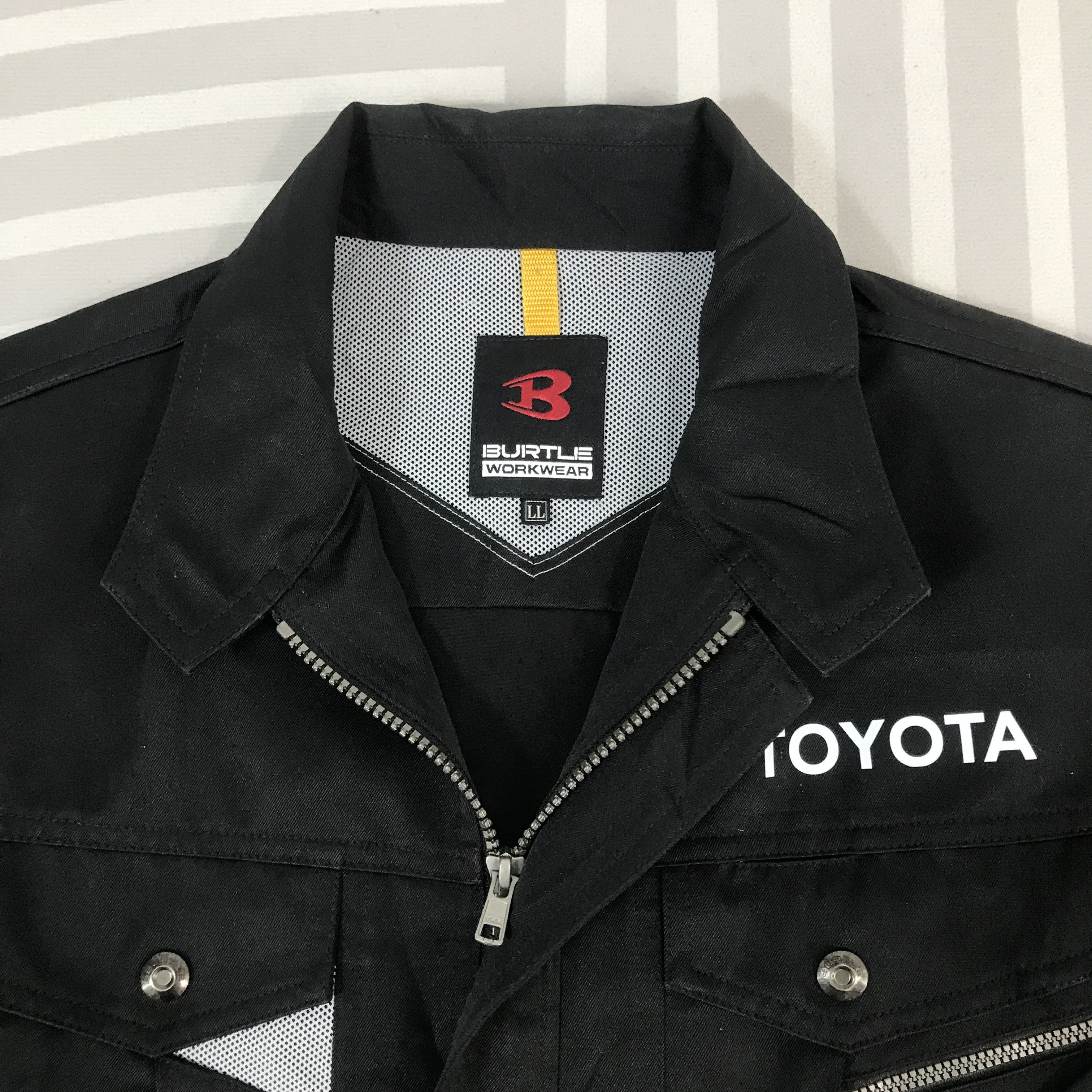 Japanese Brand × Sports Specialties Vtg Toyota Racing Black uniform japan custom workers Jacket Size US L / EU 52-54 / 3 - 9 Thumbnail