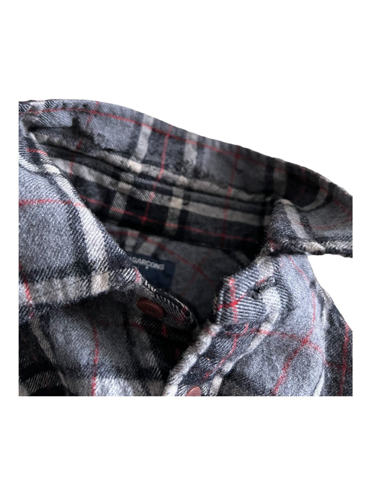 Comme des Garcons AW13 Comme des Garçons Homme Plaid Flannel Shirt Size US S / EU 44-46 / 1 - 10 Thumbnail