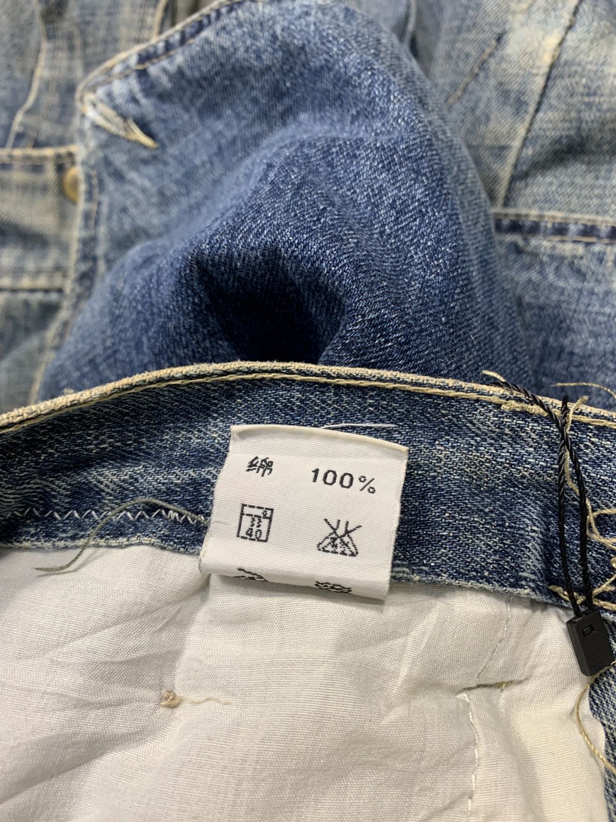 Japanese Brand Workshop Sport Rambo Cargo Indigo Denim Anime Cyber Punk Size US 34 / EU 50 - 10 Thumbnail
