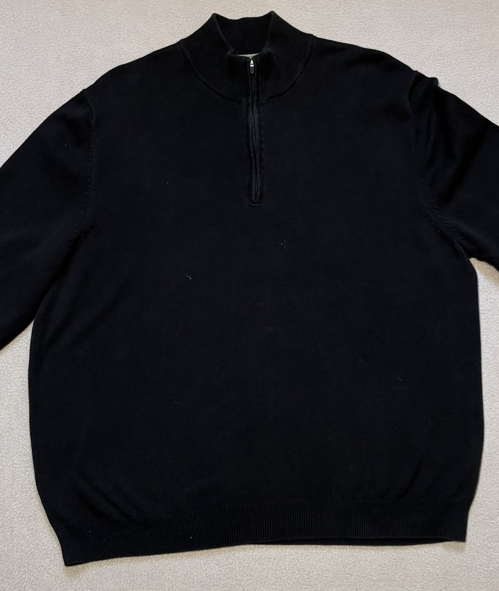 Eddie Bauer Eddie Bauer 1/4 zip sweater Black Large Size US L / EU 52-54 / 3 - 7 Thumbnail