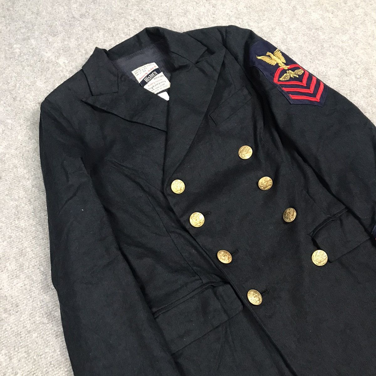 Vintage History double breasted blazer coat jacket Size US XS / EU 42 / 0 - 4 Thumbnail