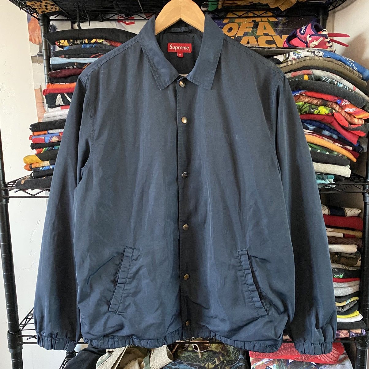Supreme Supreme Nan Golden Jacket Nylon Windbreaker Navy Blue 2018 Size US M / EU 48-50 / 2 - 1 Thumbnail