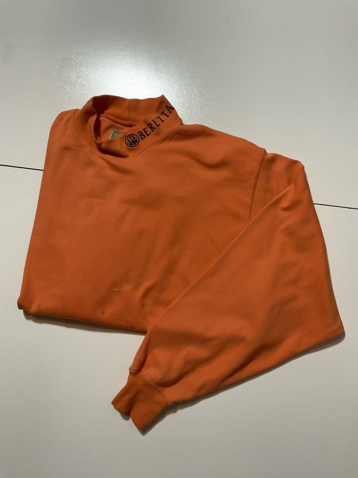 Beretta Beretta Italian Firearms Guns Weapons Orange Mock Neck Shirt Size US M / EU 48-50 / 2 - 1 Thumbnail