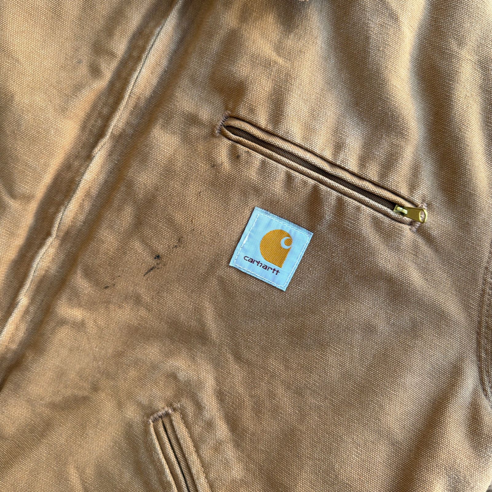 Carhartt × Vintage Carhartt J01 brown detroit work wear jacket Size US M / EU 48-50 / 2 - 5 Thumbnail