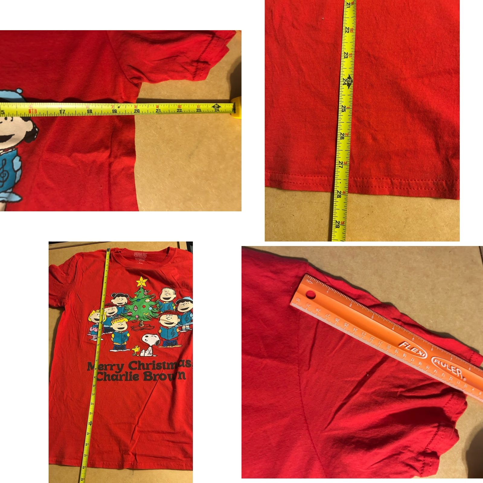 Peanuts Peanuts Christmas Shirt Men Large Red Short Sleeve Snoopy Charlie Brown Fast Shipping Thumbnail Ready Vintage: No Size US L / EU 52-54 / 3 - 10 Thumbnail