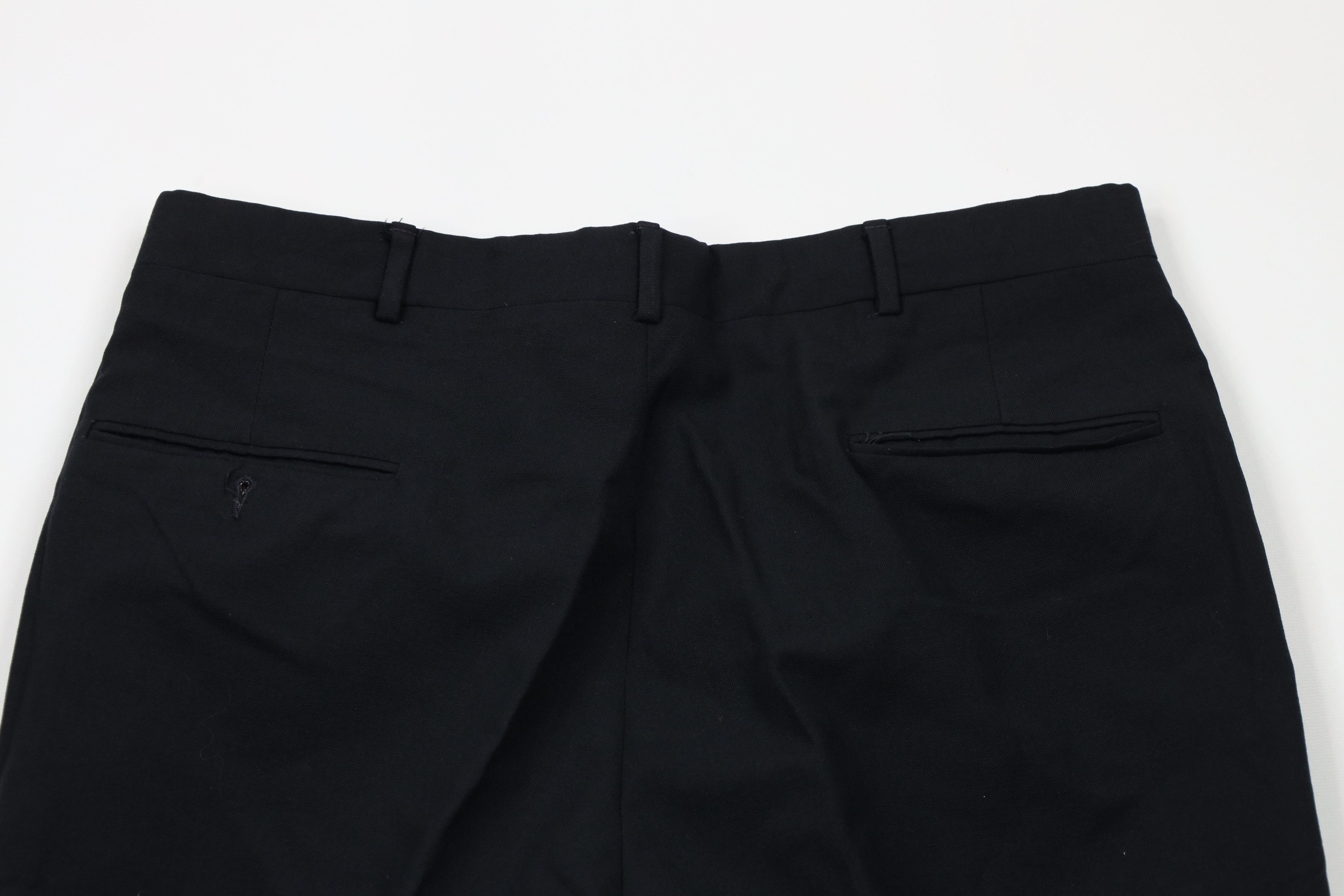 Vintage Vintage 90s Streetwear Cuffed Wide Leg Chino Pants Black USA Size US 34 / EU 50 - 10 Thumbnail