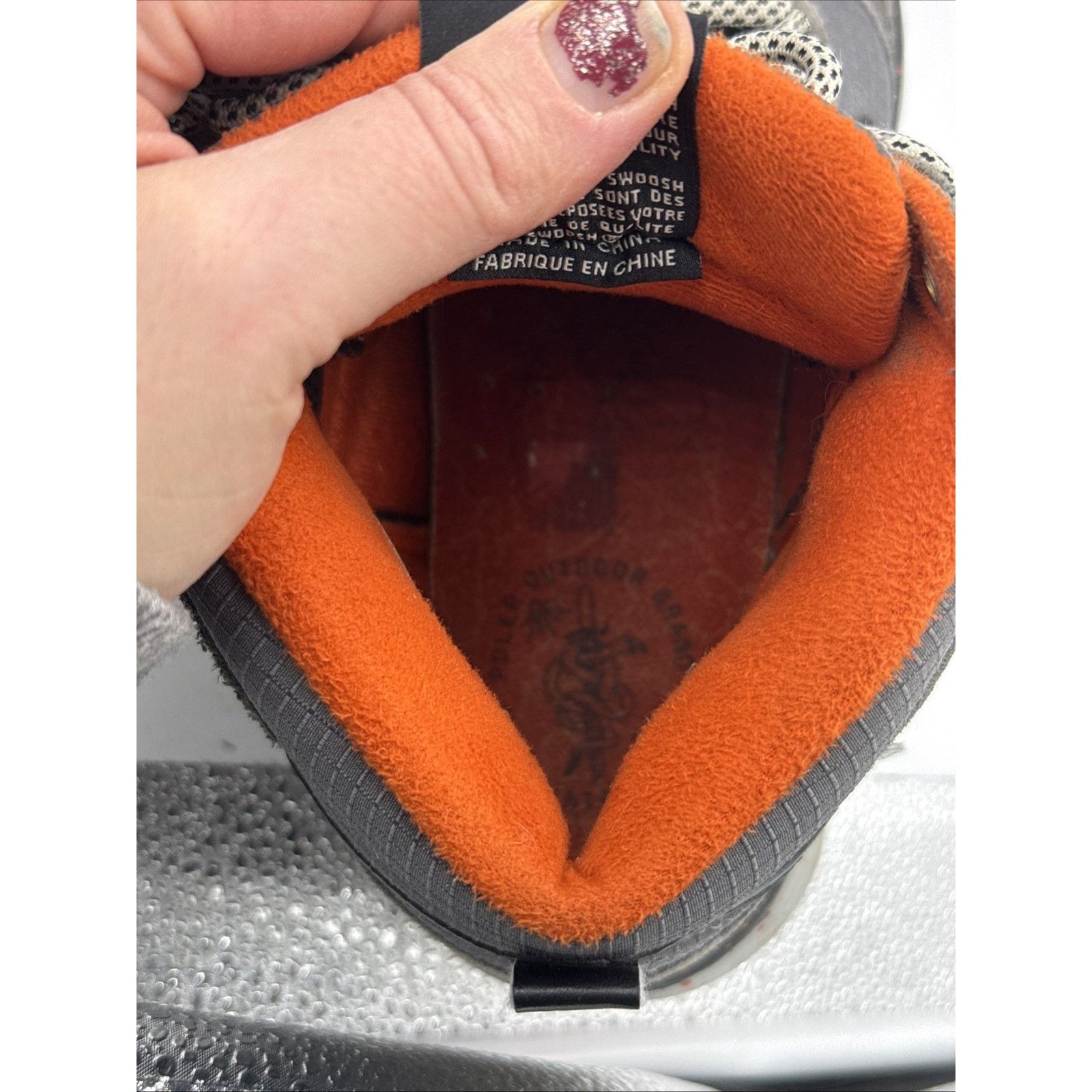 Nike Size 10 - Poler x Nike Dunk OMS High Dark Grey Orange Size US 10 / EU 43 - 5 Thumbnail