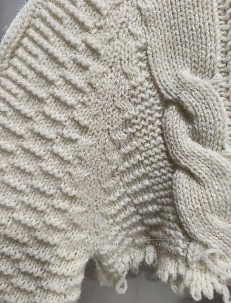 Jil Sander Jil Sander size 34 Cable Knit High Neck Ribbed Short Sweate Size S / US 4 / IT 40 - 2 Thumbnail