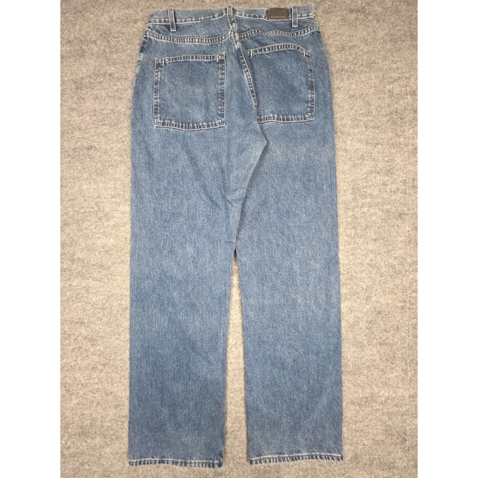 Levi's VINTAGE Levi's Silvertab Jeans Men 32 x 32 Blue Denim Loose Fit 90s Rock Logo USA Size US 32 / EU 48 - 2 Thumbnail