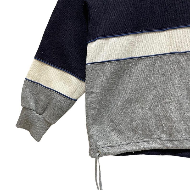 K-Swiss × Vintage Vintage 90s K-Swiss Quarter Zipper Multicolour Sweatshirt Size US M / EU 48-50 / 2 - 7 Thumbnail