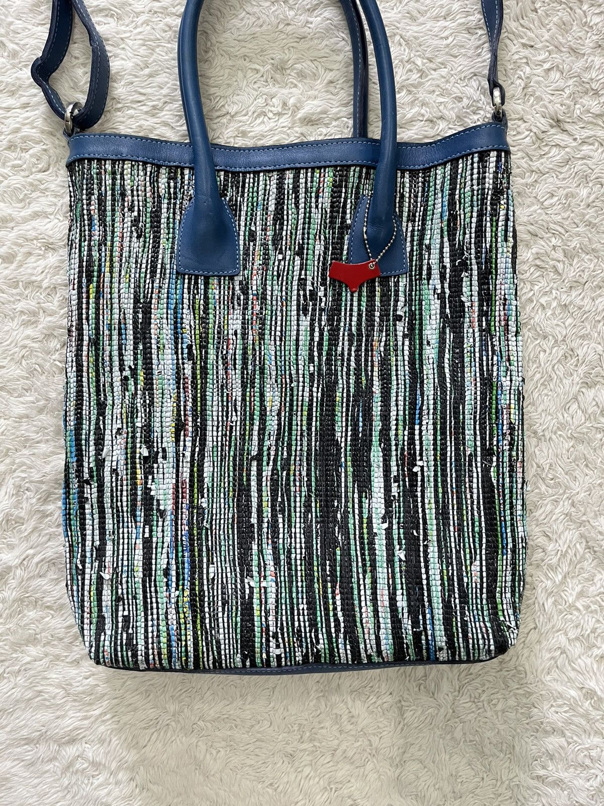 Japanese Brand × Leather braghetterosse "discontinued model" recycled sling tote bag Size ONE SIZE - 2 Thumbnail
