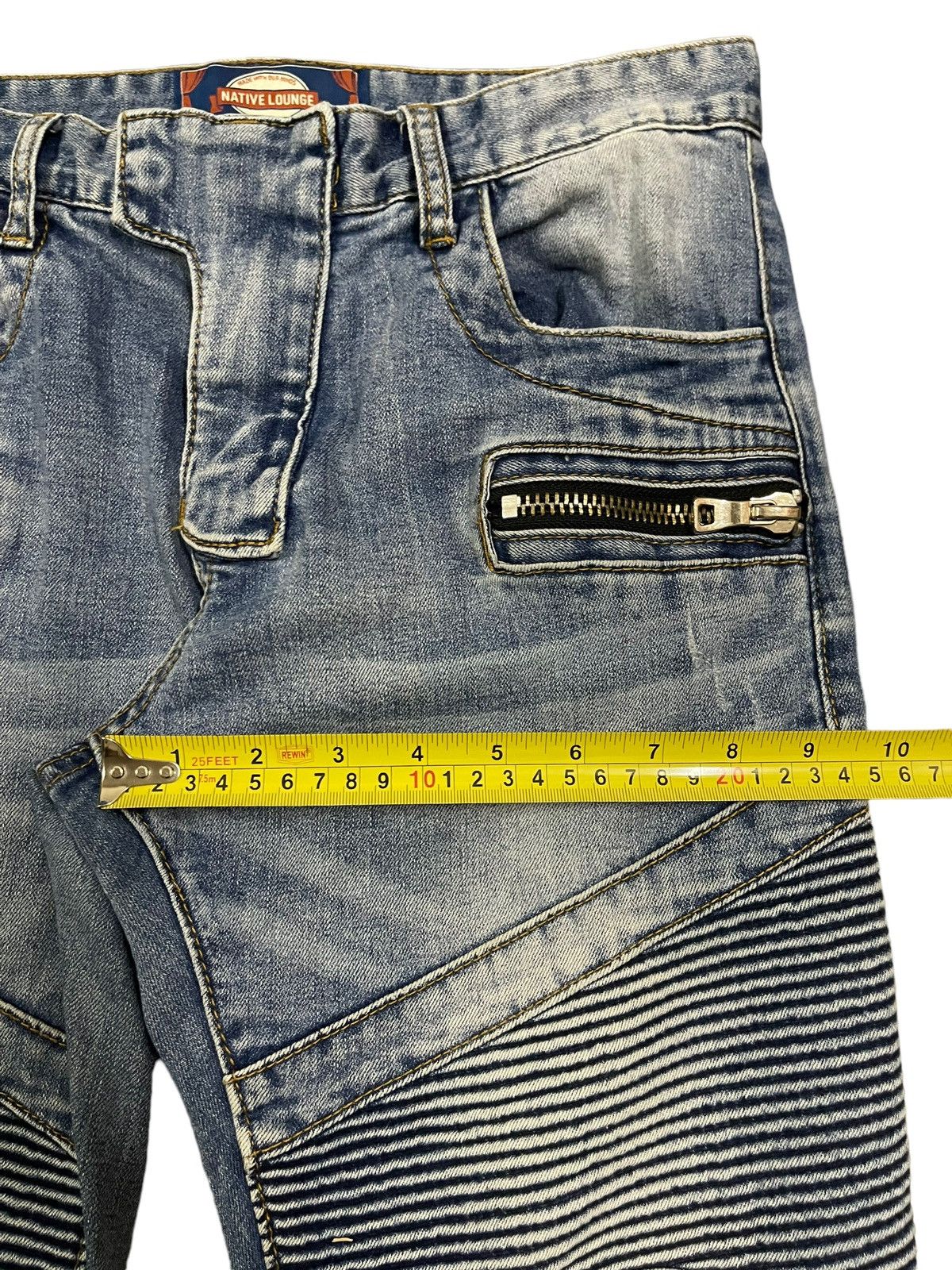 14th Addiction Vintage Japanese Brand Avant Garde Amiri Style Jeans Size US 30 / EU 46 - 12 Thumbnail