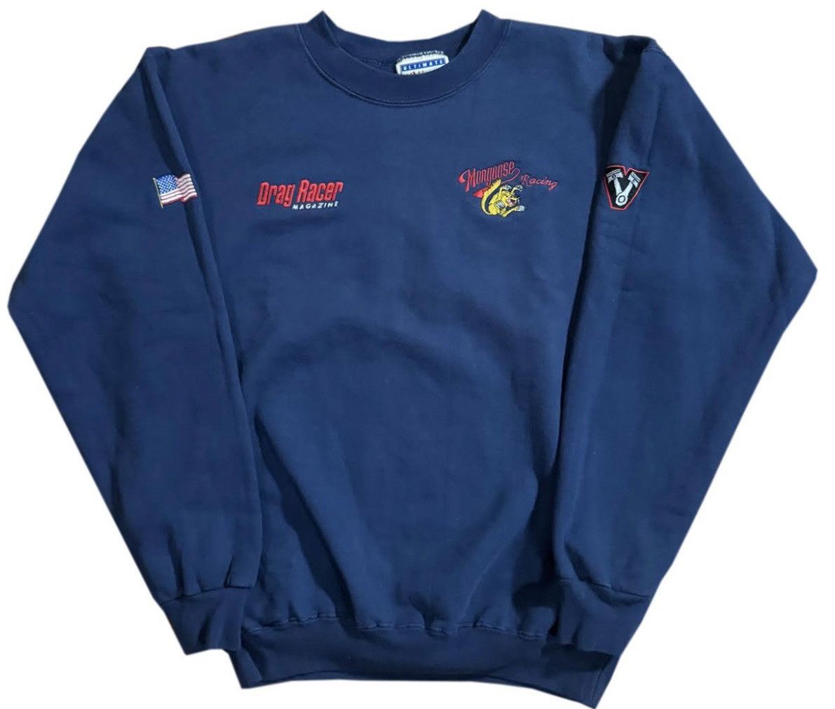 Vintage Vintage Drag Racer Magazine Mongoose Sponsored Sweatshirt S Size US S / EU 44-46 / 1 - 1 Thumbnail
