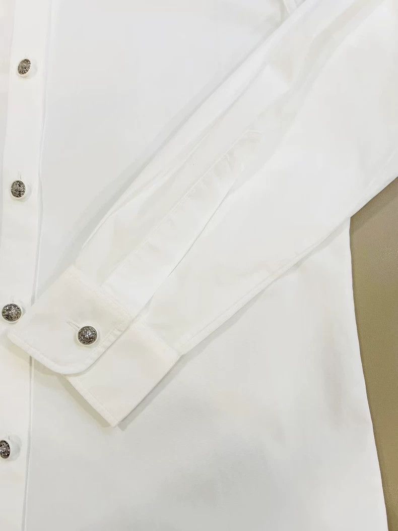 Chanel Chanel Medium-length shirt with velvet collar Size XS / US 0-2 / IT 36-38 - 5 Thumbnail