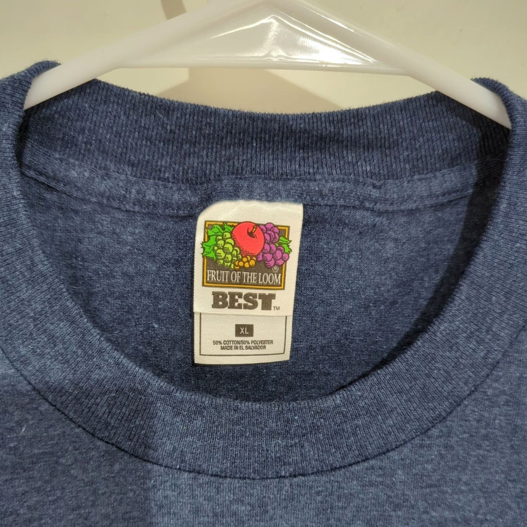 Fruit Of The Loom VINTAGE Fruit of the Loom Embroidered Crewneck T Shirt XL Men Blue 1990s Hawaii Graphic Tee Shirt Size US XL / EU 56 / 4 - 2 Thumbnail