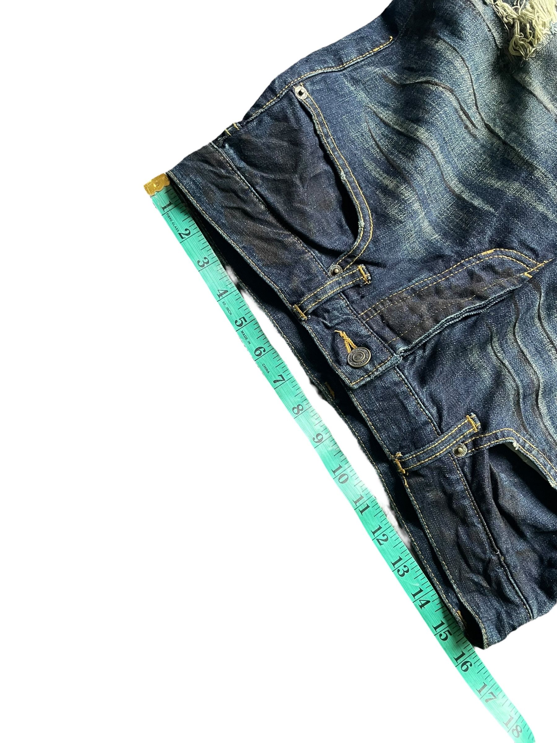 Japanese Brand Seil Flare Distresed Denim Size 31" - 12 Thumbnail