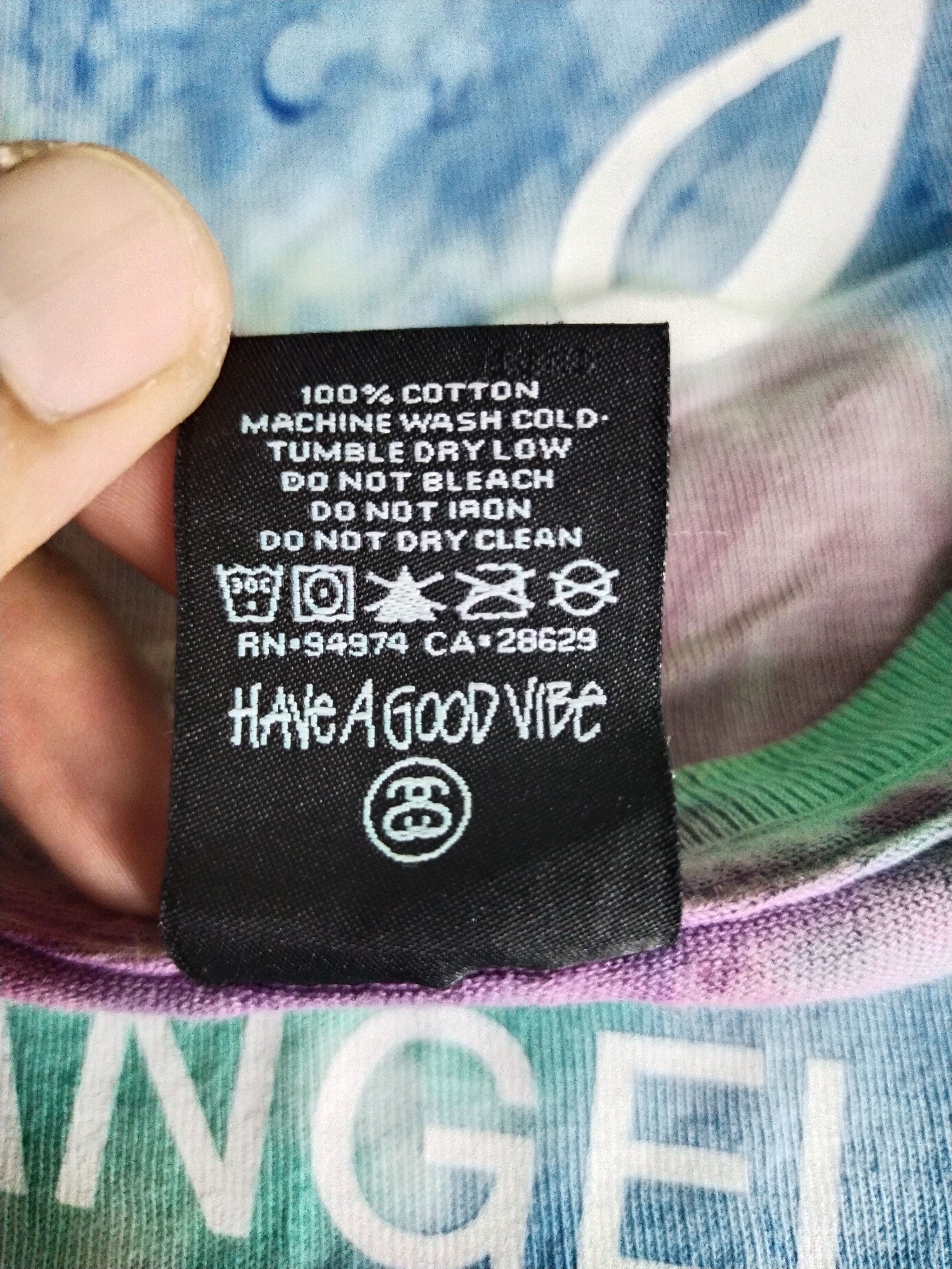 Stussy × Vintage Vintage Stussy Tour Tie Dye Shirt Tee Size US M / EU 48-50 / 2 - 8 Thumbnail