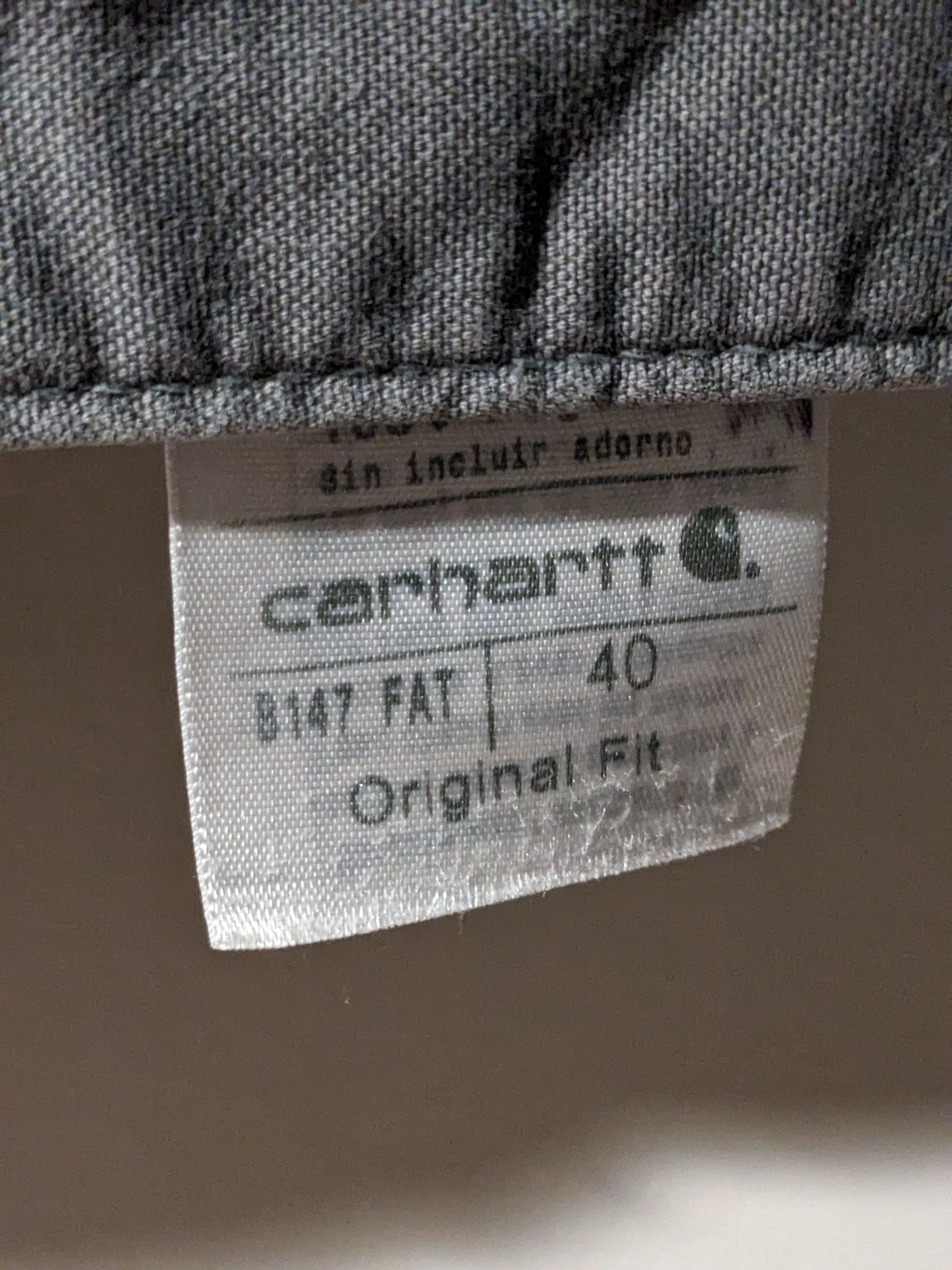 Carhartt × Vintage Vintage Carhartt B147-FAT Gray Original Fit Size 40 Shorts Size US 40 / EU 56 - 3 Thumbnail