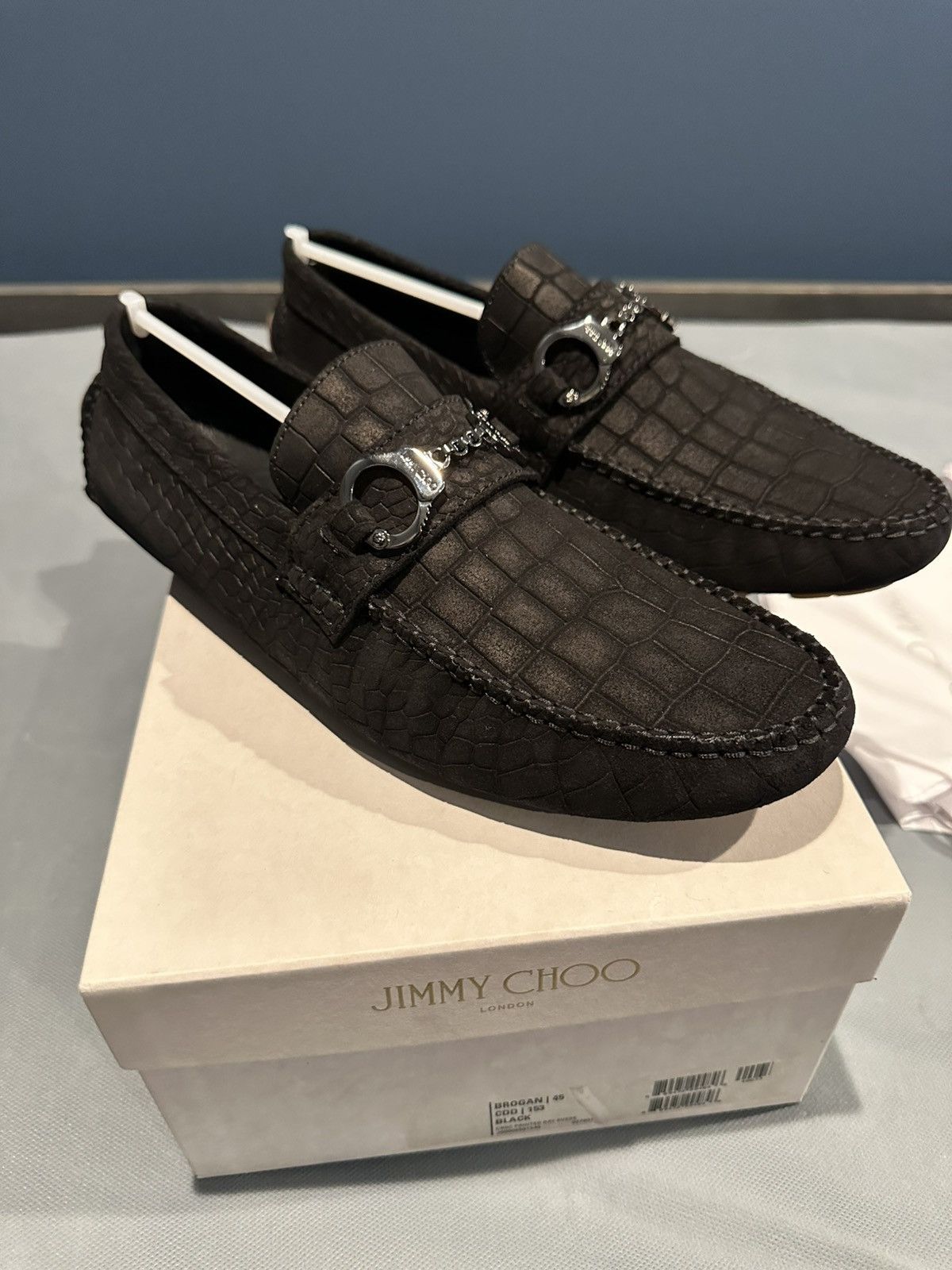Jimmy Choo Jimmy choo brogan men’s croc embossed loafers size 12/45 Size US 12 / EU 45 - 1 Thumbnail