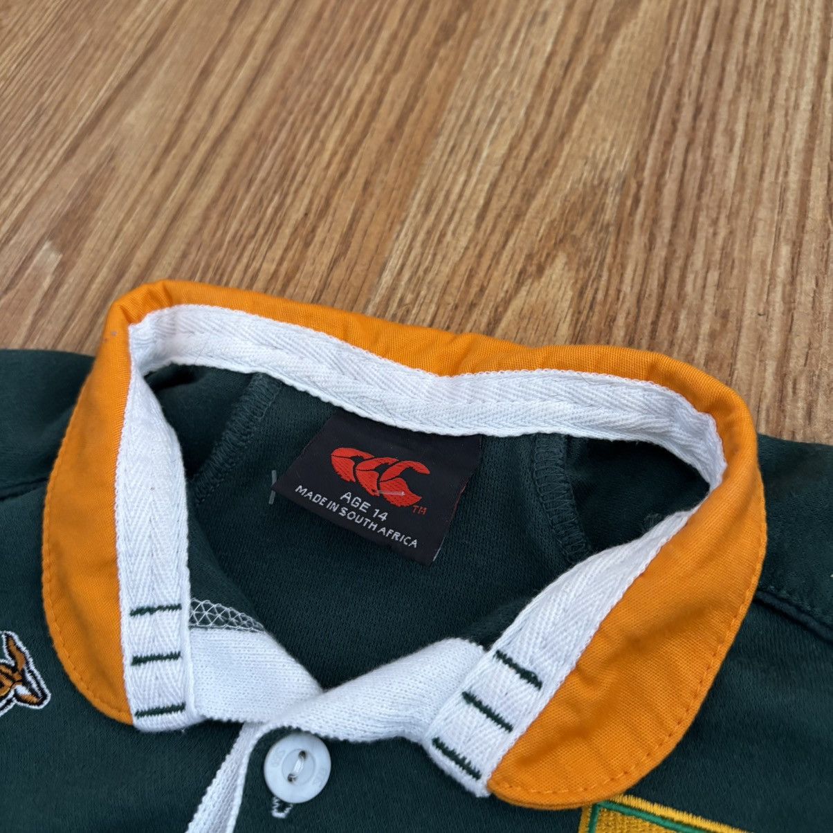 Canterbury of New Zealand Vintage Canterbury South Africa Rugby 90s Size US S / EU 44-46 / 1 - 6 Thumbnail