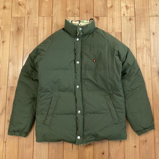 Bape 🔥Reversible🔥 BAPE Puffer Down Jacket Milo Camo a bathing ape Size US S / EU 44-46 / 1 - 5 Thumbnail