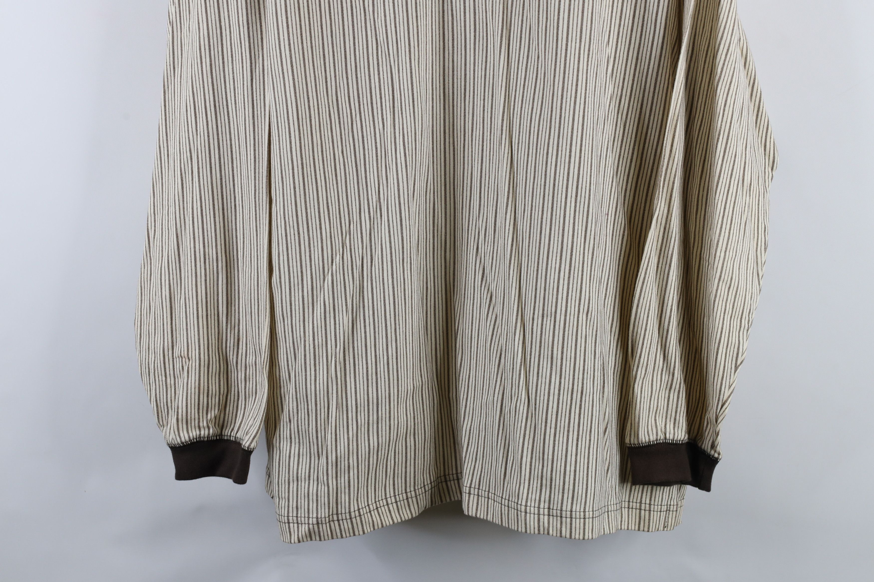 Vintage Deadstock Vintage 90s Streetwear Long Sleeve Henley T-Shirt Size US L / EU 52-54 / 3 - 3 Thumbnail