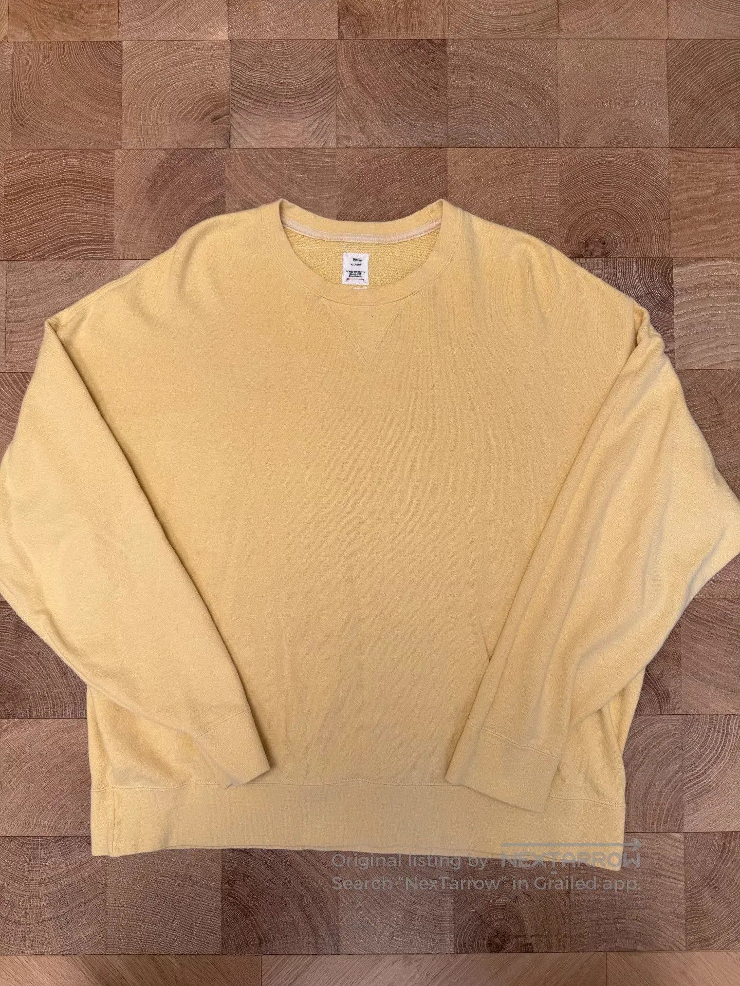 Visvim visvim Yellow Washed Hoodie. Size US M / EU 48-50 / 2 - 1 Thumbnail